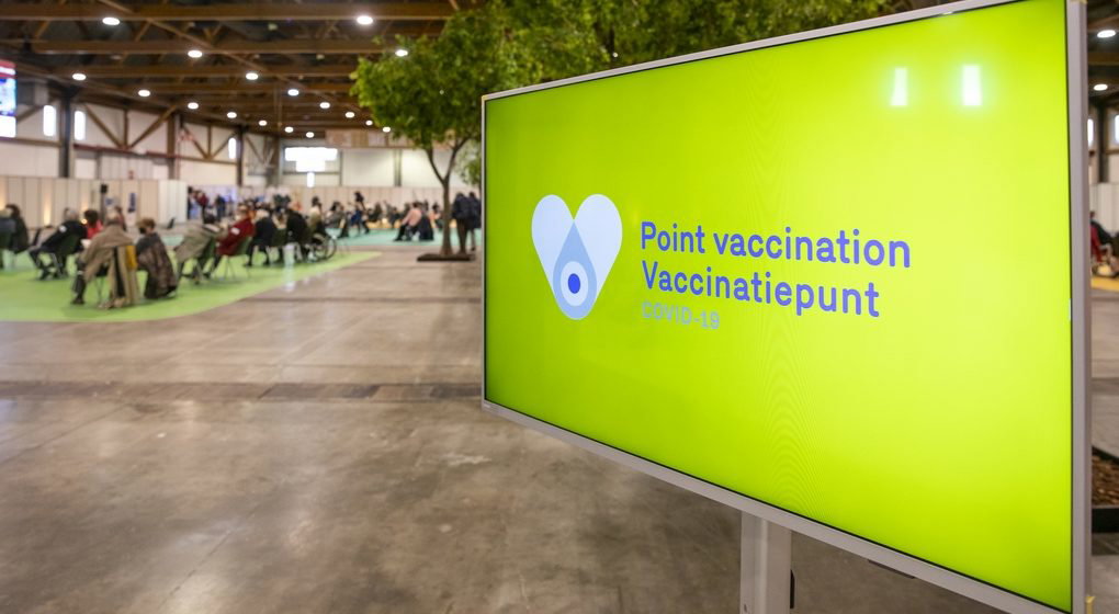 Campagne Vaccination Covid-19 Heysel - Belga Hatim Kaghat