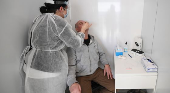 Test PCR Covid-19 Coronavirus - Belga David Stockman