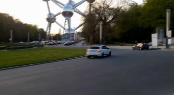 Rodéo Urbain Laeken Atomium - Capture Facebook