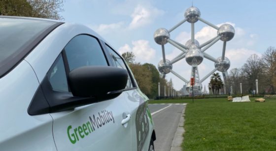 Voiture partagée électrique GreenMobility - Bruxelles - Photo GreenMobility