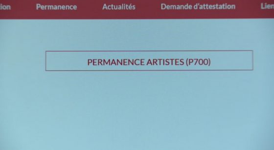 Permanence Artistes FGTB Syndicat - Capture BX1