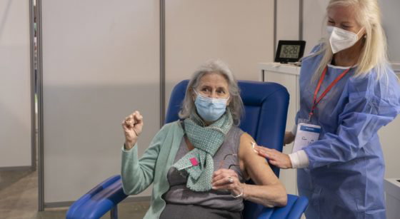 Vaccin Covid-19 Coronavirus Heysel Bruxelles - Belga Hatim Kaghat