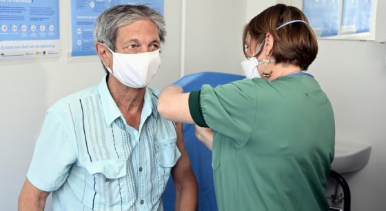 Vaccin Covid-19 Vaccination Coronavirus - Hôpital Militaire Neder-Over-Heembeek - Belga Eric Lalmand