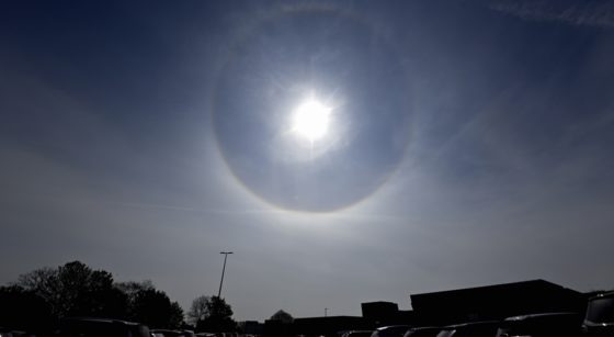 Soleil Parking Météo Ciel bleu - Belga Eric Lalmand