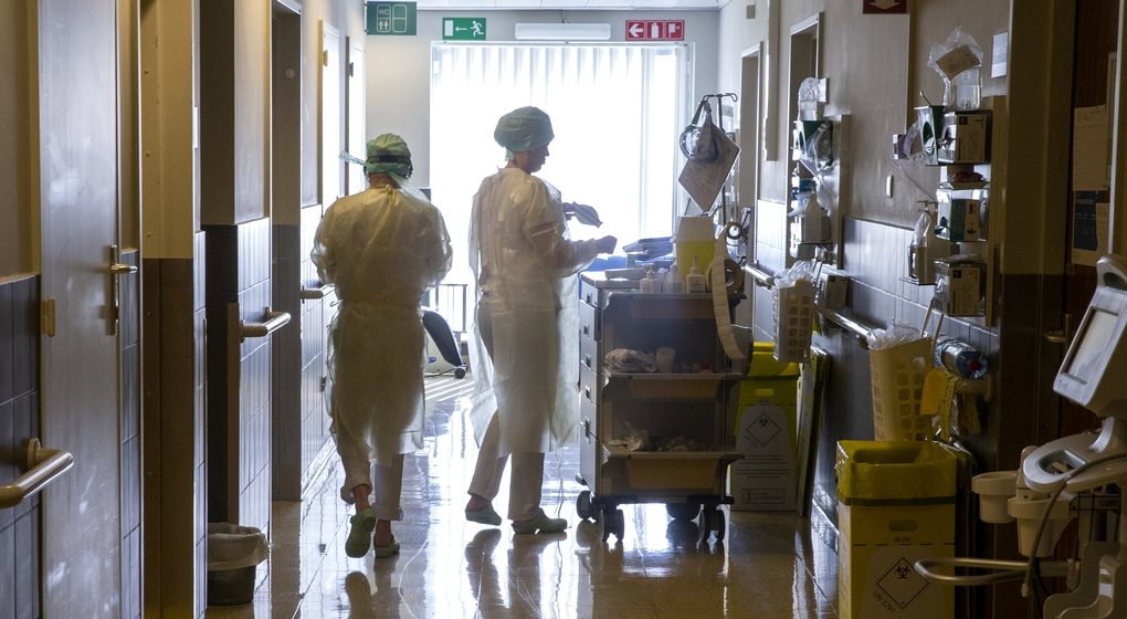 Hôpital Infirmières Covid-19 Coronavirus - Belga Nicolas Maeterlinck