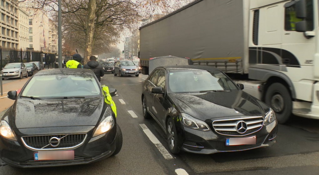 Manifestation Chauffeurs UBER LVC - Capture BX1