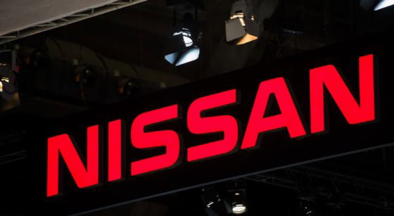 Logo Nissan Salon de l'Auto - Belga Laurie Dieffembacq