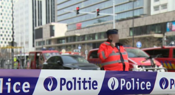Place Rogier Police Saint-Josse Incendie Périmètre de sécurité - Capture BX1