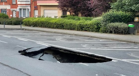 Schaerbeek Rue Gustave Latinis Trou - Facebook 23052022
