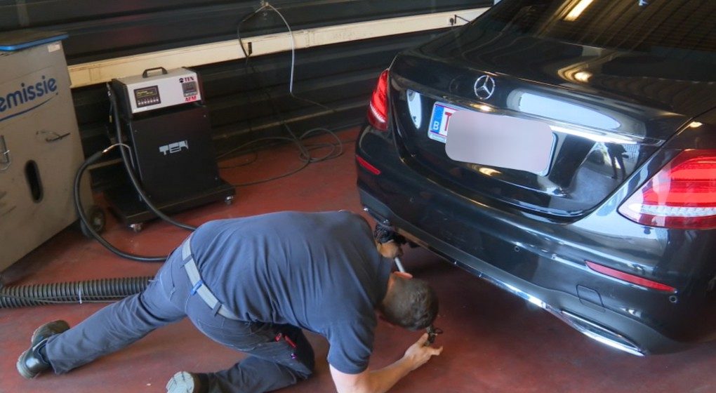 Contrôle Technique Filtre Particules Fines Émissions Gaz Echappement Voiture - BX1