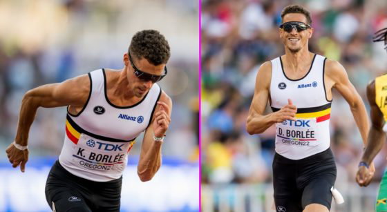 Kevin et Dylan Borlée - Mondiaux Athlétisme 2022 - Belga Jasper Jacobs