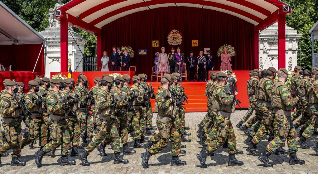 Défilé militaire 21 juillet 2021 Fête nationale - Belga Hatim Kaghat