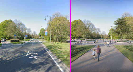 A12 reamenagement - photo : Bruxelles Mobilité