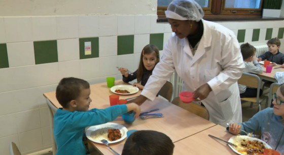 Cantine Repas ecole élèves Enfants - BX1