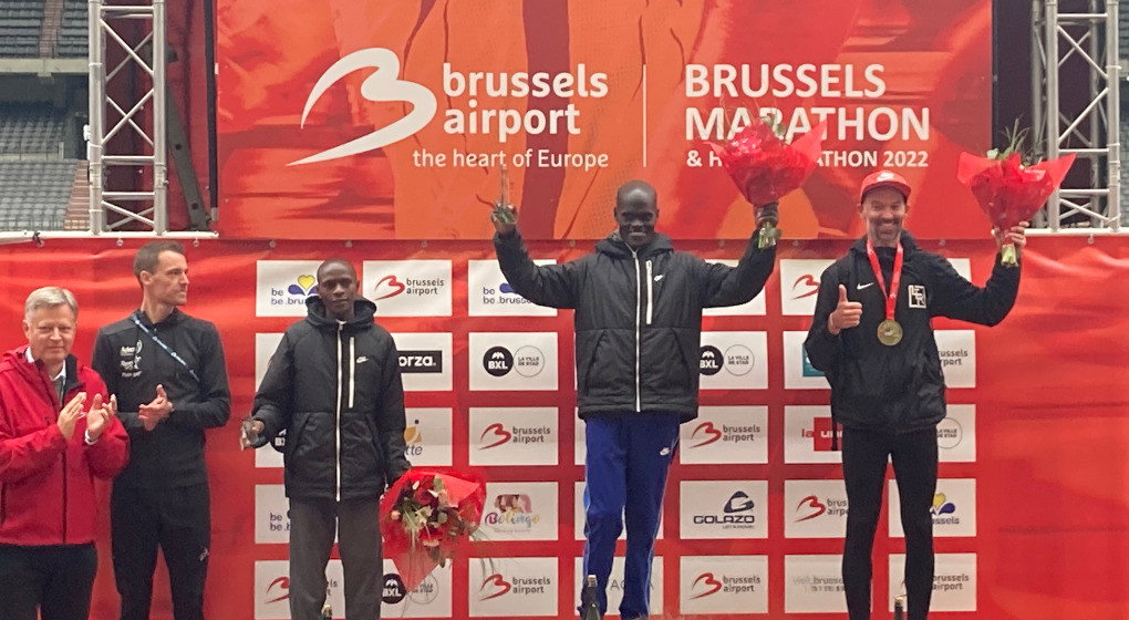 Les gagnants du marathon de bruxelles - Photo : BX1