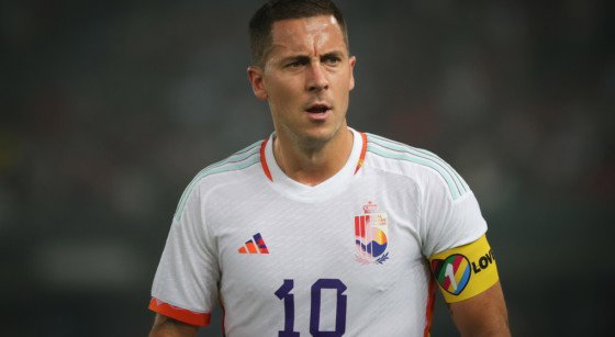 Eden Hazard Belgique Egypte Maillot extérieur Diables rouges - Belga Virginie Lefour