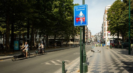 Rue Cyclable Dansaert Good Move Bruxelles - Belga James Arthur Gekiere