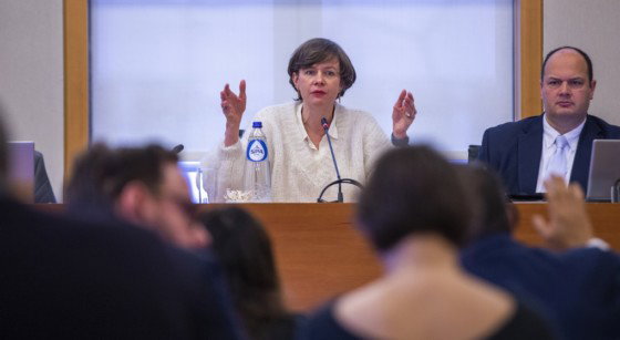Commission spéciale Uber Files Cieltje Van Achter - Belga Nicolas Maeterlinck