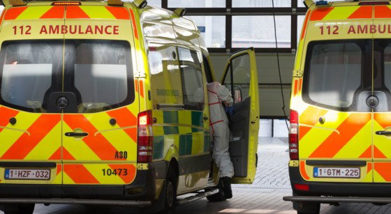 Ambulances Pompiers de Bruxelles SIAMU - Belga Nicolas Maeterlinck