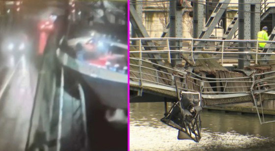 Pont Buda Détruit Accident - BX1