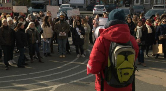 Manifestation Enseignants Place Colignon Schaerbeek - BX1
