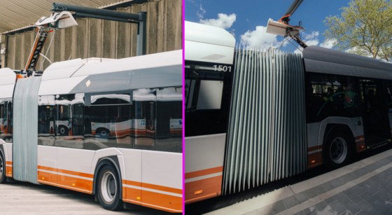 Bus électriques articulés - Stib