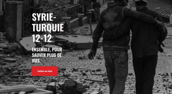 Consortium 12-12 Turquie Syrie - Campagne de dons