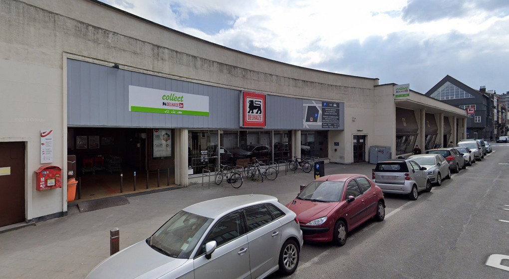 Delhaize Flagey - Google Street View