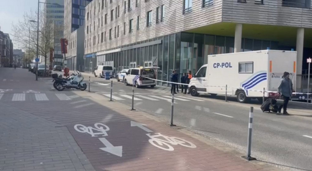 Gare de Louvain Police Corps Retrouvé 18042023 - Caravaggio
