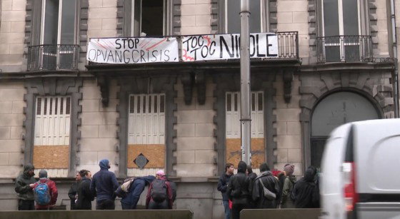 Réfugiés Squat Rue de la Loi - BX1