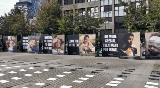 Une installation en hommage aux enfants de Gaza à Bruxelles pour interpeller l'UE