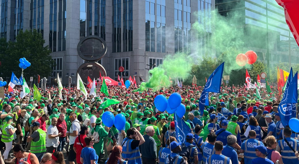 Journée d’action nationale : le cortège rouge, vert et bleu s’est élancé depuis la gare du Nord