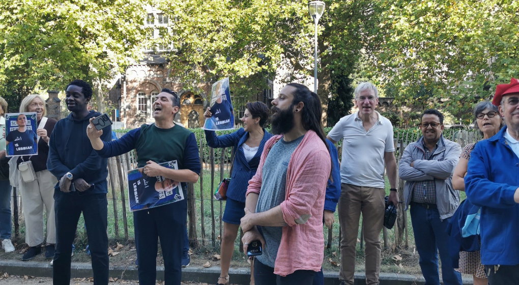 Un rassemblement organisé à Bruxelles en soutien à la militante marocaine Betty Lachgar